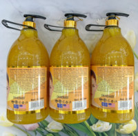 Vente de gros Gel douche Carotte Curcuma AHA Gold Gommage blanchissant Savon liquide exfoliant Soins de la peau naturels 2000ml