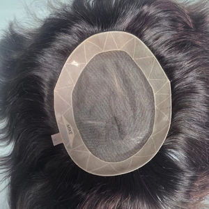 Prothèse capillaire en cheveux humains Remy indiens, modèle Los Angeles - Styles bouclés crépus et ondulations profondes, texture lisse, Bangladesh - Product Image 3