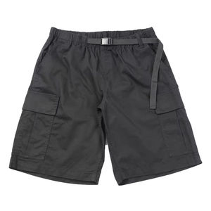 Shorts cargo décontractés pour hommes, pour la randonnée en plein air, coupe droite, couleur kaki, fabriqués en usine au Pakistan. - Product Image 2