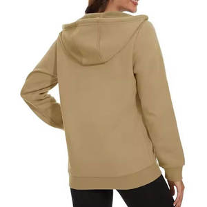Sudadera con Capucha para Mujer, Diseño Liso, de Alta Calidad, Cómoda, Corte Regular, Colores Sólidos, para Primavera y Otoño - Product Image 3