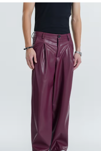 Pantalones Casuales de Hombre Spezia International, Recubiertos de PU, Anti-Pilling, Corte Recto, Bolsillos Laterales, Cintura Elástica, Pantalones Resistentes - Product Image 6