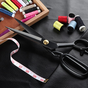 Professional stSainless Steel10Pcs Tailor <b>Scissors</b> 12inch Dressmaker Fabric Cutting <b>Sewing</b> Tailors Shears For Latest Design - Product Image 3