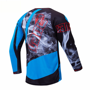 Maillot de course à manches longues pour moto tout-terrain, imprimé sur mesure, taille plus, léger, été, motocross, BMX - Product Image 2