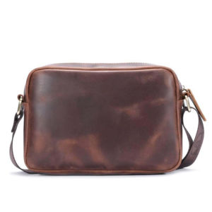 Chaqueta de Cuero Revestido para Hombre con Cuello Alto, Transpirable, Resistente al Viento, Estilo Casual Otoñal, Piel de Vacuno - Product Image 1