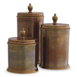 Copper <b>Bread</b> <b>Bin</b> With Metal Lid Airtight Vintage Kitchen Storage Container For Freshness Preservation Food Storage Canister - Product Image 6