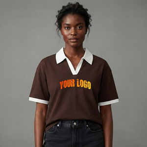 Polo de Mujer de Verano, Tendencia Actual, 100% Algodón, Transpirable, Ecológico, Antiarrugas, de Secado Rápido, con Logotipo Bordado en 3D Personalizado - Product Image 4
