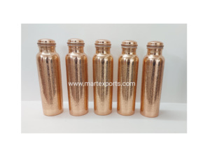 Stylish 1L Home Decor Copper <b>Water</b> <b>Bottle</b> High Quality Indian Handicraft Unique Design Durable Cap Eco-Friendly Applicable - Product Image 3