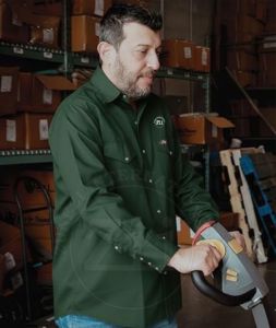 Proveedor Certificado ZUNEZI INTERNATIONAL ZI-8017 Camisa de Trabajo Ignífuga NFPA 2112 Algodón/Nailon Mecánico Soldadura Seguridad 300-500C - Product Image 5