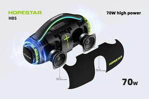 Hopestar H85 Altavoz Portátil para Exteriores, Barra de Sonido Inalámbrica, Buen Sonido, Reproductor MP3, Altavoz Resistente al Agua - Product Image 6