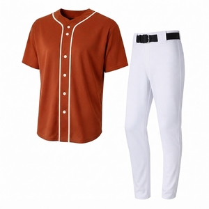 Conjunto de Uniforme de Béisbol Personalizado, Jersey y Pantalones de Alto Rendimiento para Prácticas Deportivas, Entrenamiento y Juegos - Product Image 1