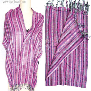 Elegant Stripe Paisley Design Cotton Long Scarf Soft Lightweight Fashion <b>Wrap</b> <b>Shawl</b> Stylish Unisex Neck Scarf for All Seasons - Product Image 4