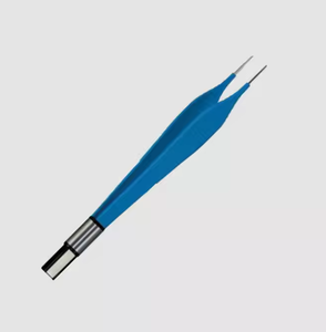 Forceps bipolaires droits en acier inoxydable, longueur de travail 100 mm (4), forme baïonnette, isolation de largeur baïonnette - Product Image 6