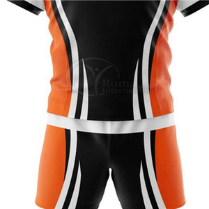 Uniforme Deportivo de Rugby Corto para Hombre, Diseño Personalizado, Transpirable, Antihumedad, Antibacteriano, con Etiqueta Privada en la Parte Delantera - Product Image 4