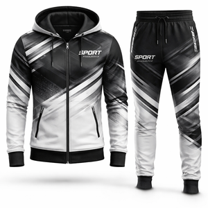 Trajes Deportivos de Poliéster Transpirables y Absorbentes de Humedad Personalizados al por Mayor para Hombre - Proveedor de Ropa Deportiva de Primera Calidad, Fabricante OEM - Product Image 1