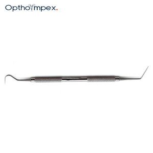Raspador Dental Manual Profesional y Curetas de Acero Inoxidable, Instrumentos con Agarre Ergonómico para Limpieza Dental, Uso en Clínicas Dentales - Product Image 1
