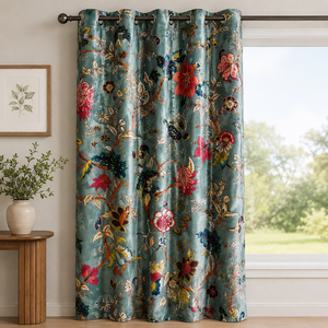 Tela de Terciopelo de Algodón Transpirable Tejida en Verde Salvia, Tapicería de Lujo, Acolchado y Decoración del Hogar, Cortinas Estampadas - Product Image 1