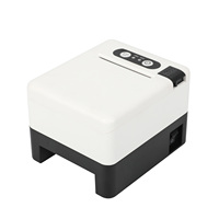 Imprimante thermique de reçus POS P20 Mini 2 pouces 58 mm avec USB+BT, couleur coque noire