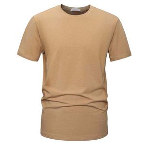 Camiseta Personalizada para Hombre, Premium, 100% Algodón Peinado, Cuello Redondo, Suave, Transpirable, Uso Diario Informal, Lisa, Impresión Personalizada, OEM, ODM - Product Image 1
