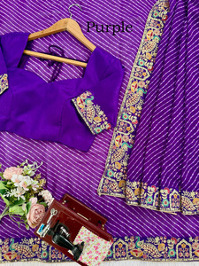 Sari indien tendance, magnifique, de créateur, style Bollywood, en tulle lourd et doux, orné de sequins, pour femmes, pour les fêtes et les mariages, de haute qualité, vente en gros - Product Image 2