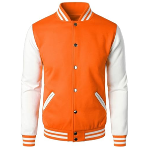 เสื้อแจ็คเก็ตเบสบอลแบบสั่งทำพิเศษสำหรับผู้ชาย รุ่น Voristy - Product Image 1