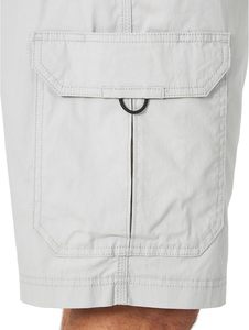 Shorts cargo gris clair pour homme, taille mi-haute, en coton, décontractés, d'été, avec poches, en tissu respirant - Product Image 5