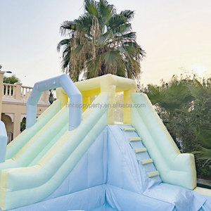 Toboggan gonflable pour piscine Bounce House Jumper Gonflable Bouncer Outdoor Commercial Happy Birthday Jumping Castle - Product Image 4