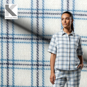Tissu à carreaux 100% coton pour chemises et surchemises pour filles/garçons, textiles de maison, utilisation pour la confection de chemises - Product Image 2