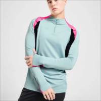 Maillot d'entraînement de football pour homme Denish Sports Wear, haut à fermeture éclair 1/4, manches longues, respirant, séchage rapide, été, 100% coton