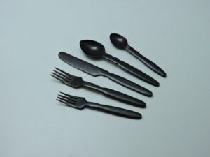 Juego de cubiertos de cuerno de búfalo de diseño único, utensilios de cocina de cuerno natural, cubertería de cuerno a un precio muy razonable - Product Image 5