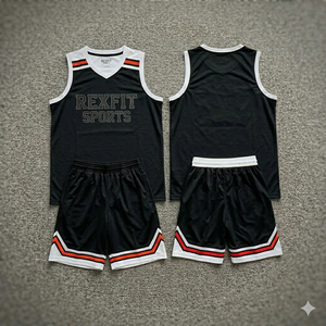 Tenues de basketball respirantes pour hommes, uniformes de basketball pour sublimation, uniformes de basketball personnalisés, ensemble d'uniformes confortables - Product Image 1