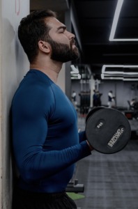 mens <b>compression</b> <b>shirt</b> gym fitness athletic wear quick dry stretch fabric training workout tee private label supplier - Product Image 3