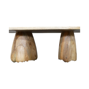 Table basse en bois de mangue design industriel avec pieds en bois nouveaux meubles de maison pour le salon - Product Image 2