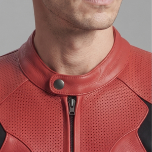 Combinaison de moto en cuir véritable pour homme, tenue de moto en cuir pour homme, uniforme de moto professionnel en cuir pour homme - Product Image 4
