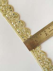 Tissu en tulle doux brodé de dentelle lavable et écologique, personnalisable en couleur, pour garnitures de mode - Vente en gros - Product Image 2