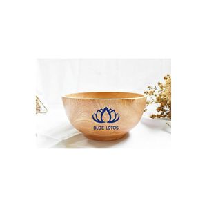 Bol en bois écologique très vendu |   Bol de service réutilisable pour soupe, salade et riz - Product Image 1