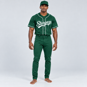 Uniforme de baseball de haute qualité, doté d'un tissu léger, d'une gestion de l'humidité, d'un ajustement confortable, de designs personnalisés et d'une grande durabilité. - Product Image 3