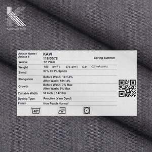 Tela Elástica Transpirable de Algodón 100% para Camisas y Sobrecamisas, Venta al Por Mayor - Product Image 4