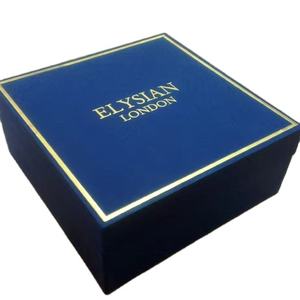 Indian Supply New Design Custom Foiled Luxury Shoulder Neck Rigid Gift Packaging Box with Lid Base at Wholesale Price - Product Image 1