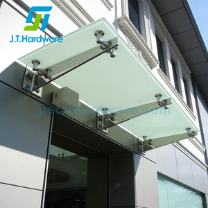 Soporte de Pared para <span class=keywords><strong>Toldo</strong></span> de Vidrio JTAWBS48, Inclinación de 5 Grados, Juego de Soportes para <span class=keywords><strong>Toldo</strong></span> de Vidrio con Accesorios JTSB50BS - Product Image 5