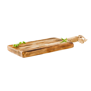 Artículos de cocina de calidad estándar Formas y diseños personalizados Tabla de cortar de madera de buena venta para cocina y mango - Product Image 6