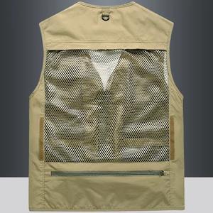 2026 <b>Men</b> Polar <b>Fleece</b> Breathable Waterproof Hunting <b>Vest</b> Winter Warm Softshell Waistcoat Custom Embroidery Logo Workwear Made - Product Image 4