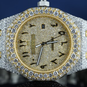 Reloj de Lujo para Hombre de Acero Inoxidable de 41 mm, Automático, Mecánico, con Visualización de Fecha, Esfera Analógica, Cristal de Zafiro, Cierre Plegable, Estilo Hip Hop - Product Image 3