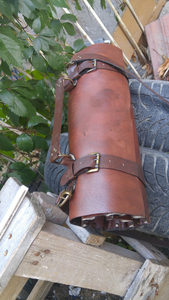 Sac de Chef Professionnel en Cuir de Luxe Style Vintage, Résistant aux Odeurs, pour Couteaux, Organisateur Professionnel Pro LBKR-0058 - Product Image 2