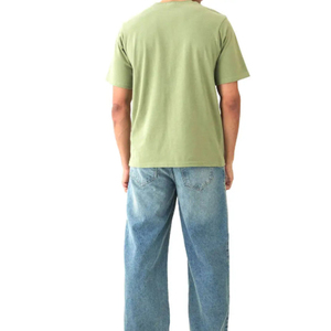 Camiseta de Hombre de Manga Corta, Cuello Redondo, Color Sólido, 100% Algodón, Corte Regular, Impresión por Transferencia de Calor, Transpirable, 220g, Logotipo Frontal - Product Image 6