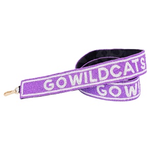 Ceinture perlée haut de gamme pour le jour du match, faite à la main, réglable, pour les fans de sport universitaires, sangle entièrement personnalisable pour les équipes Wildcat - Product Image 1