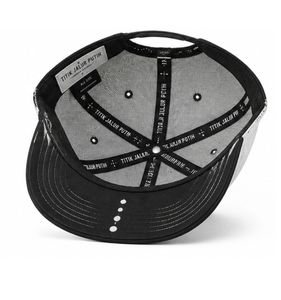 Casquette Trucker Snapback d'extérieur avec logo brodé élégant, ajustable, unisexe adulte, décontractée pour tous les jours, casquette à 6 panneaux - Product Image 2