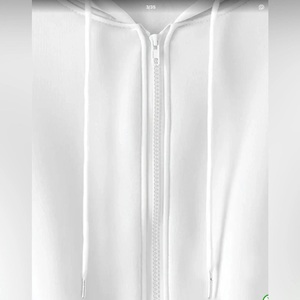 Sudadera Corta de Invierno con Texto Gráfico y Cierre Frontal, Suministro ODM, 100% Algodón - Product Image 5