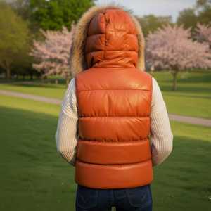 Gilets matelassés légers sans manches pour hommes, vestes athlétiques en duvet, vente en gros, manteaux d'hiver chauds de haute qualité pour garçons - Product Image 2