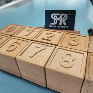 ชุดของเล่นไม้มอนเตสซอรี่ทำมือจากไม้สตีมบีช รูปทรงสี่เหลี่ยม ปลอดภัย ทนทาน ไม่เป็นพิษ สำหรับเด็กเล่นที่บ้าน - Product Image 2