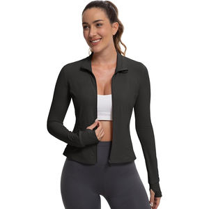 Chaqueta Deportiva Activa para Mujer, de Nailon, Ajustada, Elástica, Transpirable, Ligera, con Cierre - Product Image 2